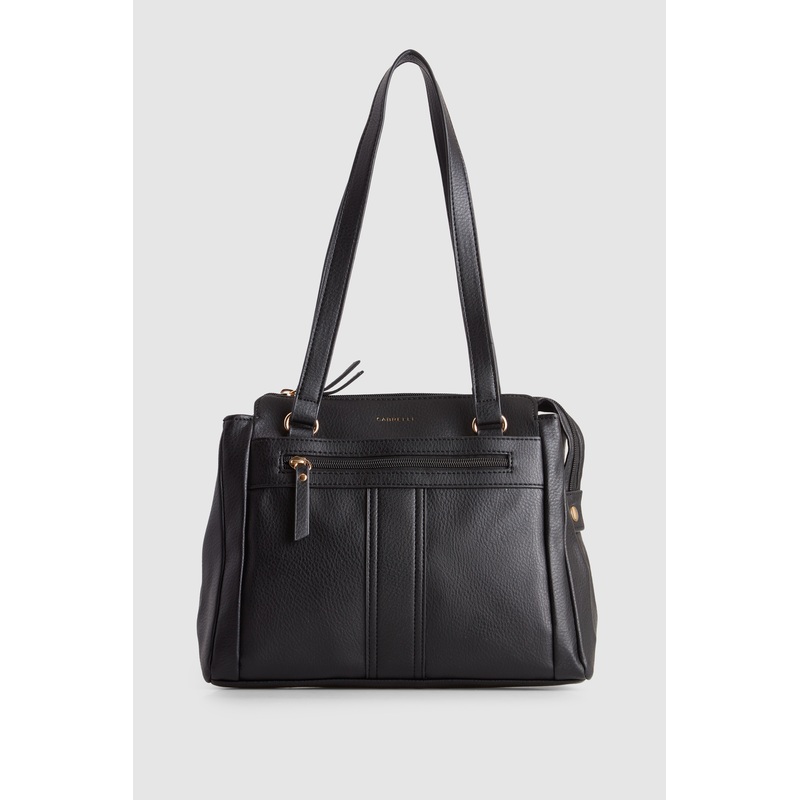Zip Pocket Panel Tote Bag