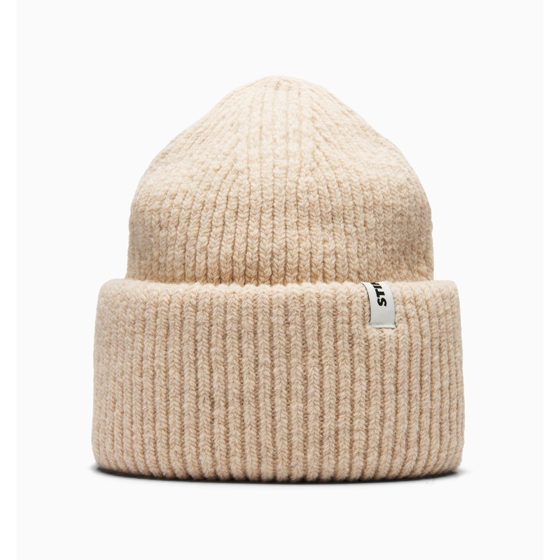 Stiksen Beanie 01 Rewool Sand