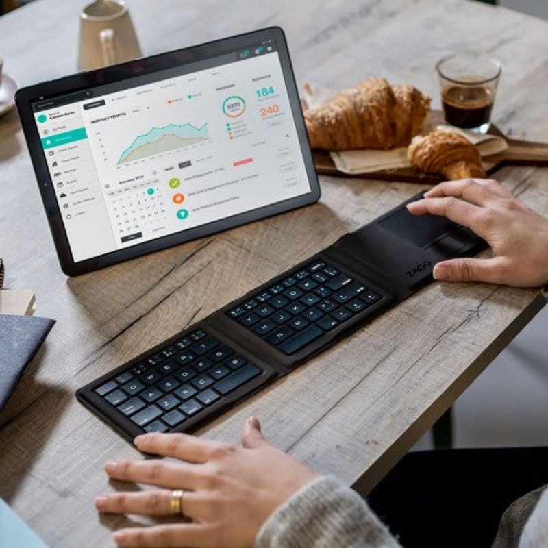 Zagg Tri-fold Bluetooth Keyboard with Touchpad