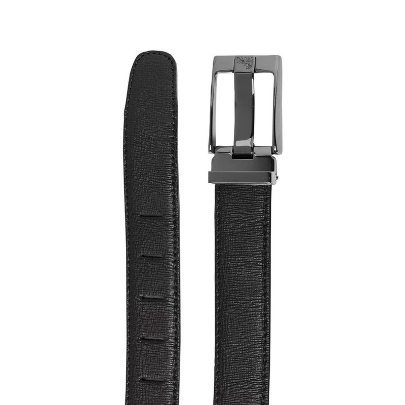 Collection Men's Grained Leather Belt