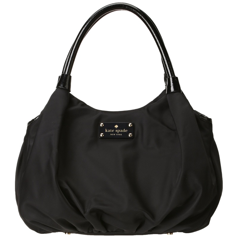 New York Nylon Small Karen Shoulder Handbag