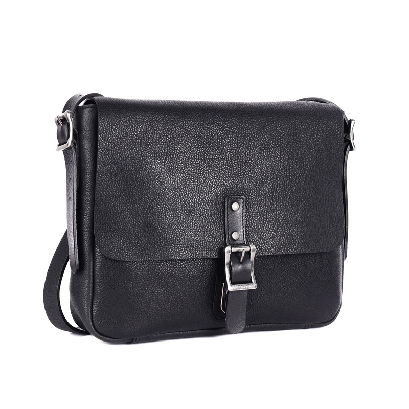 Rugged Hide RH-6034 Richmond Messenger Single Buckle