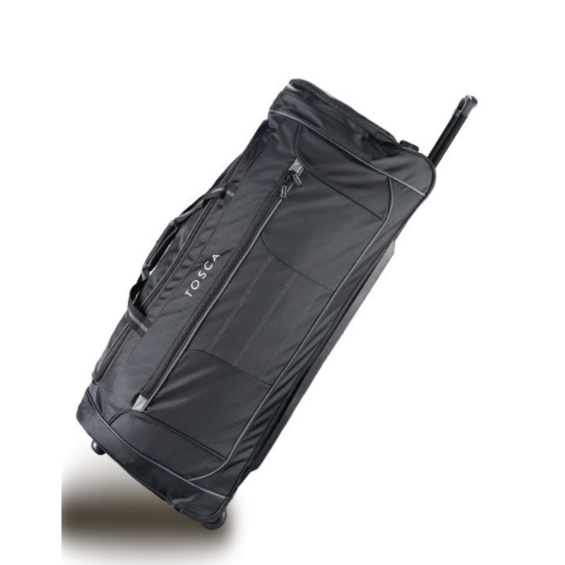 Tosca  SPORTS Jumbo 90cm Duffle Wheeled Bag in Black/Grey