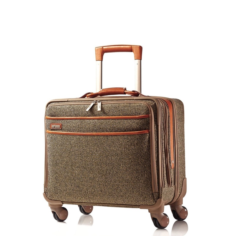 Tweed Belting Mobile Office Spinner Walnut Tweed