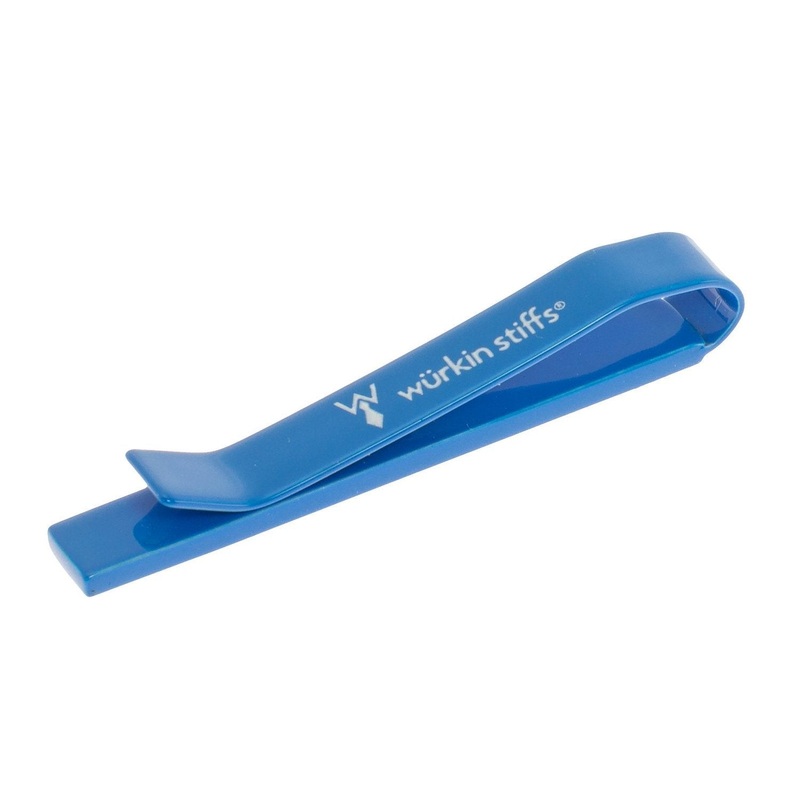 Wurkin Stiffs Nuts & Bolts Collection The Slim Lacquer Stainless Tie Bar