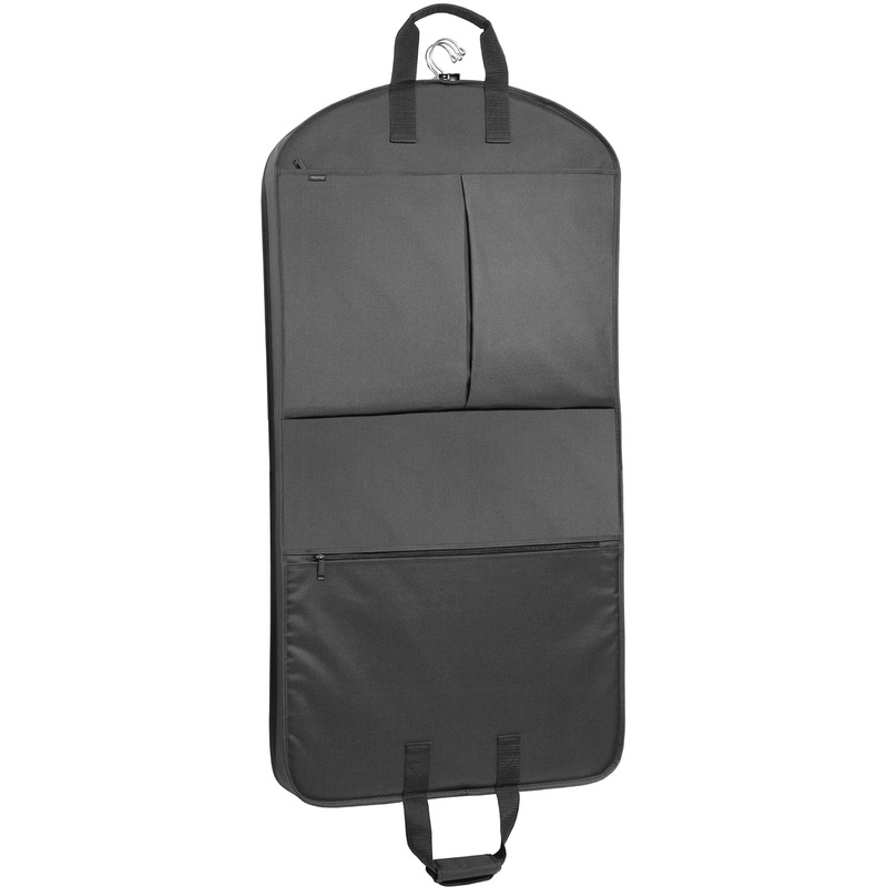 45" Deluxe Extra Capacity Travel Garment Bag with two accessory