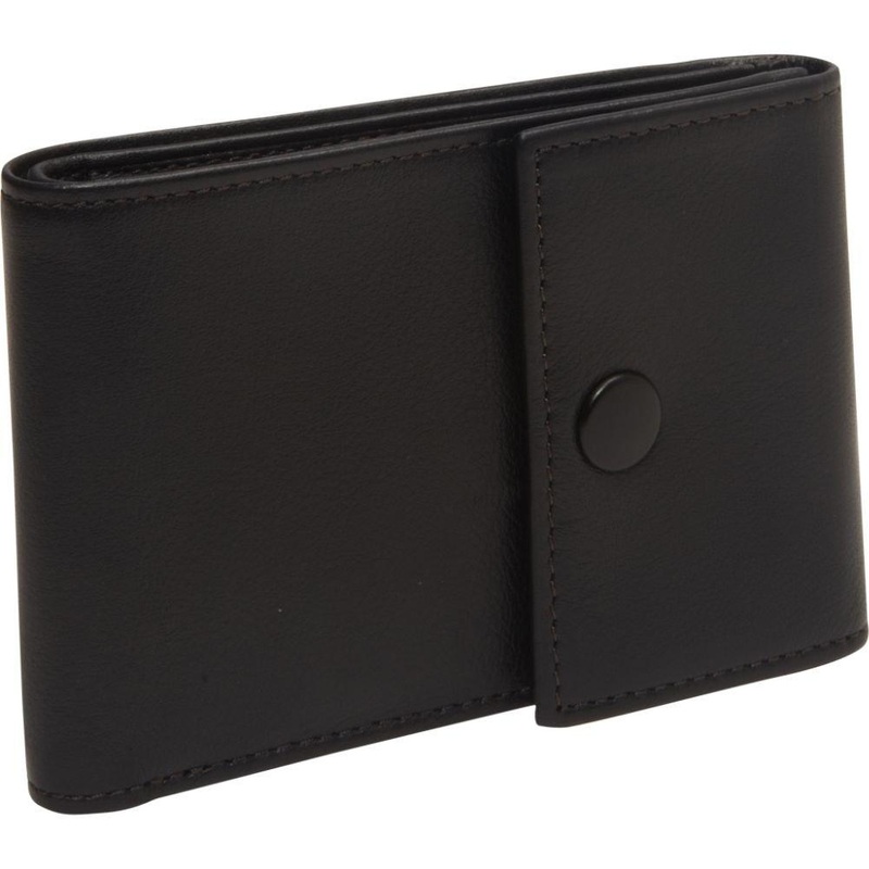 Nappa Vitello Men's Leather Snap Wallet