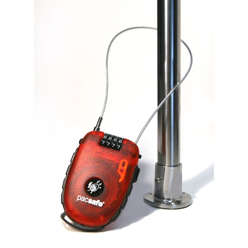 Retractasafe 250 Retractable Cable Lock - 4 Dial