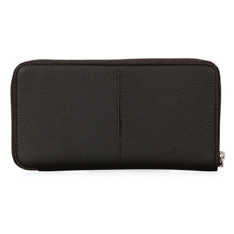 Men's Grained Leather Pouch