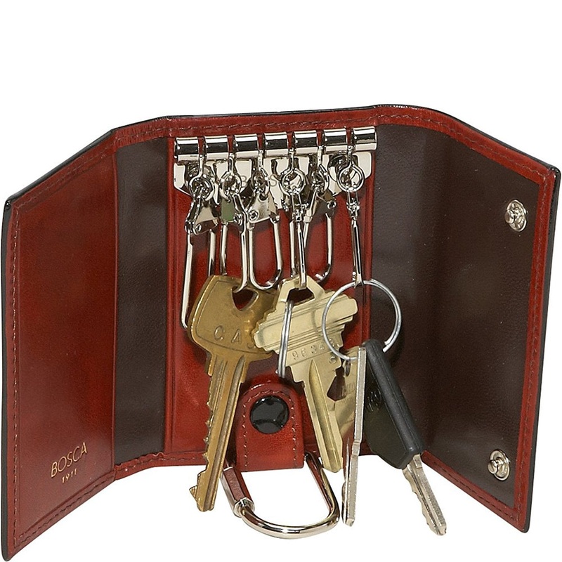 Men's Old Leather Collection - 6 Hook Key Case