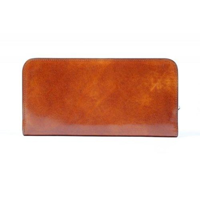 Old Leather Large Snap Clutch