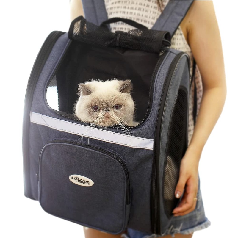 Pet Backpacker, Pet Carrier for Small Size Pets, Ventilated Backpack Bag for Cats & Dogs