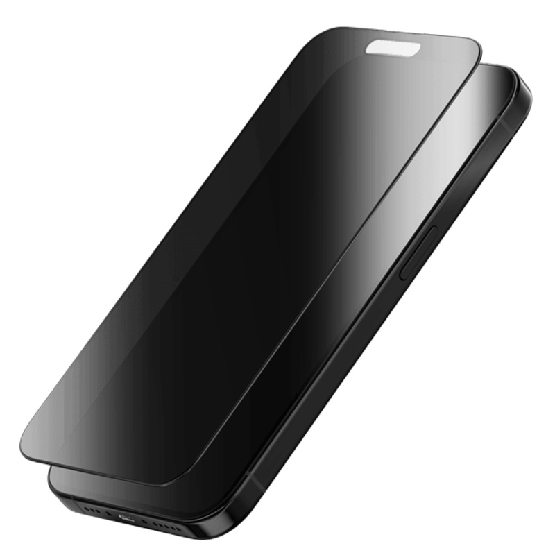 (Markdown) ZAGG Glass Elite Edge Privacy Tempered Glass For IPhone 15 series - Black