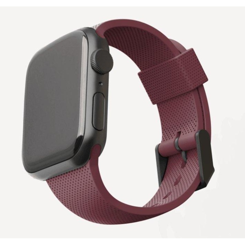 UAG [U] Dot Silicone Strap for Apple Watch 44/42 - Aubergine