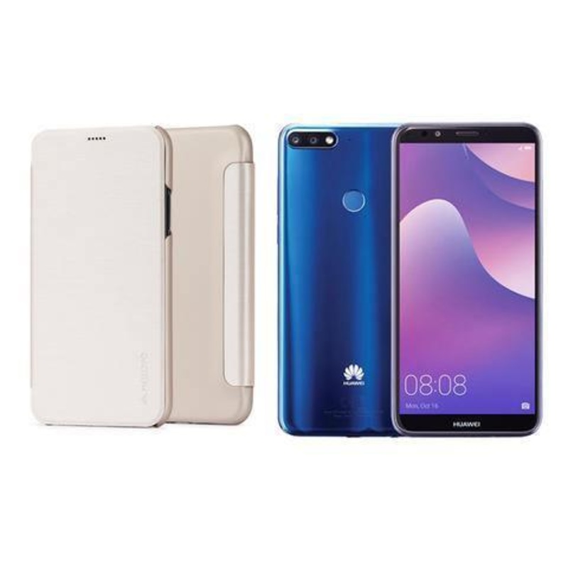 (Clearance) Meleovo Smart Jacket (Flip) for Huawei Nova 2 lite - Brown