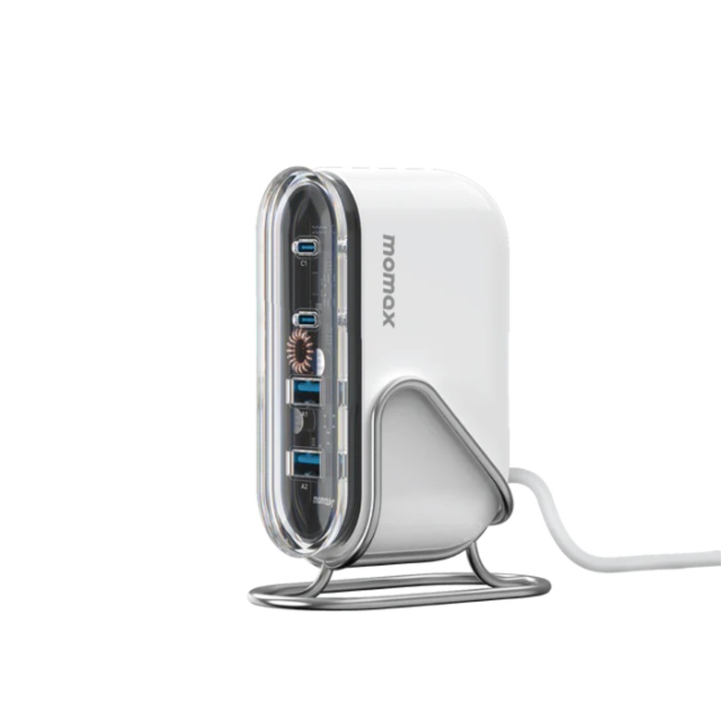Momax 1-Charger Flow | PD 80W GaN Desktop Charger (4 Ports)