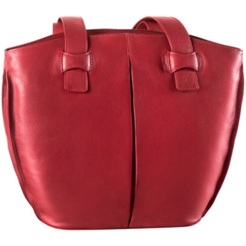 Derek Alexander CENTRAL PARK - Top Handled Shoulder Bag w/Double Zippers