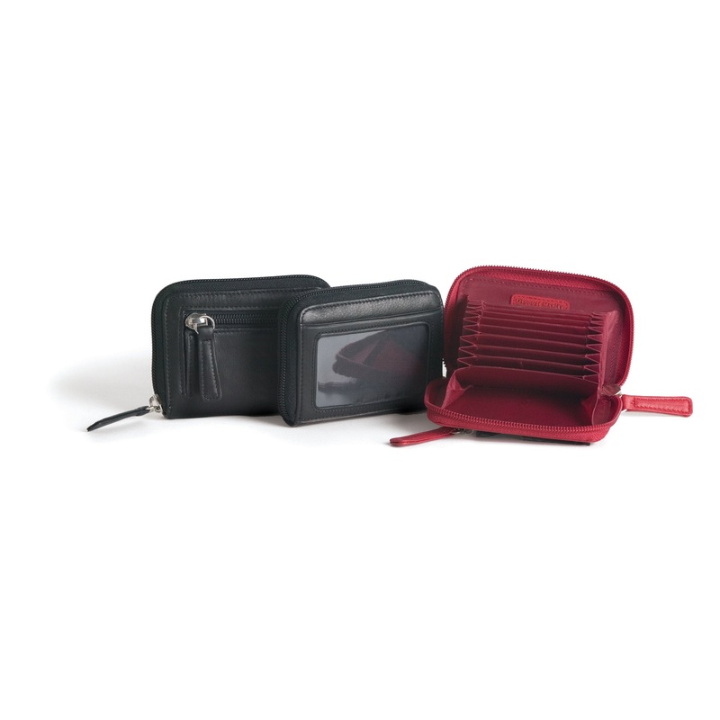 Osgoode Marley Leather Women's Accordion Card File