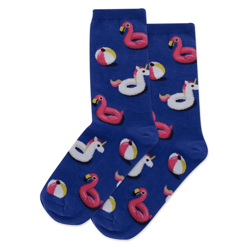 WOMEN'S POOL FLOATS CREW SOCKS