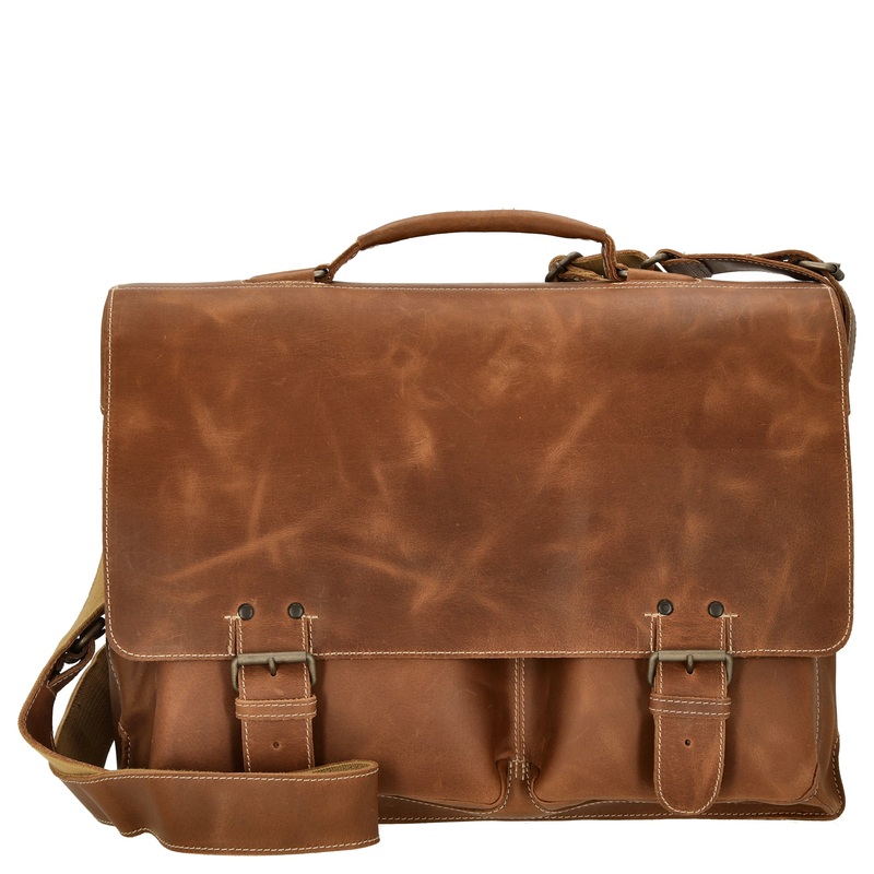 aunts & uncles Hunter Jack - Aktentasche 17" (vintage tan)
