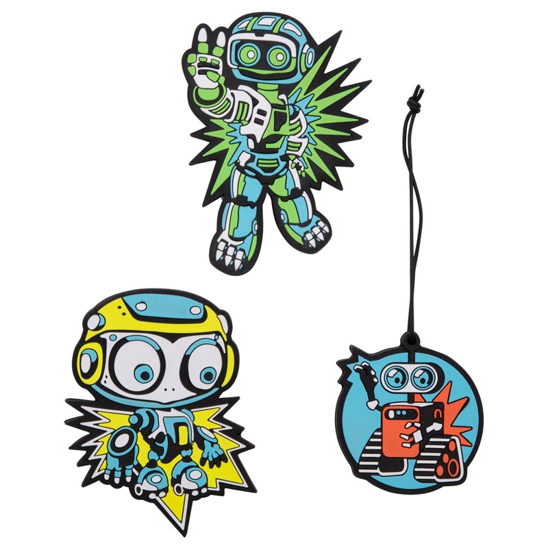 DerDieDas Zubehr Wechselbuttons 3tlg. (Blue Robot)