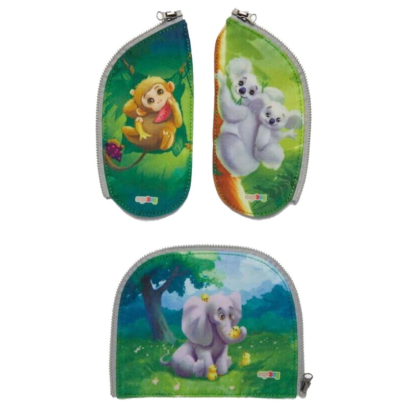 Ergobag Zubehr - Seitentaschen-Zipset 3tlg. (Zoobabies)
