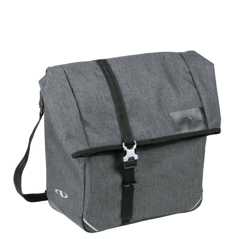 Norco Newbury City Klickfix Messenger / Hinterradtasche 37 cm (tweed grey)