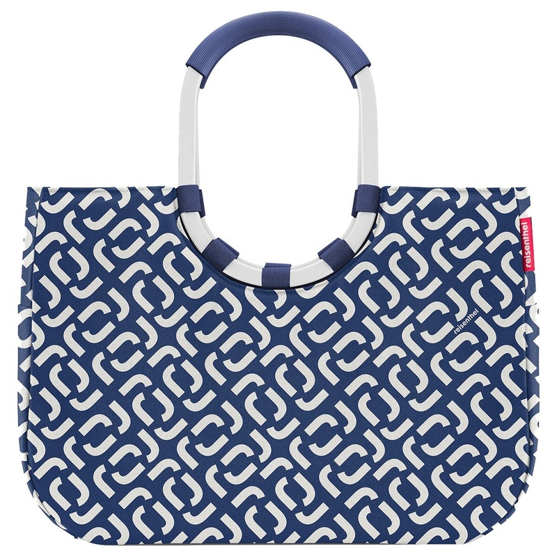 reisenthel shopping loopshopper L - Einkaufstasche mit Bgel 46 cm (frame signature navy)