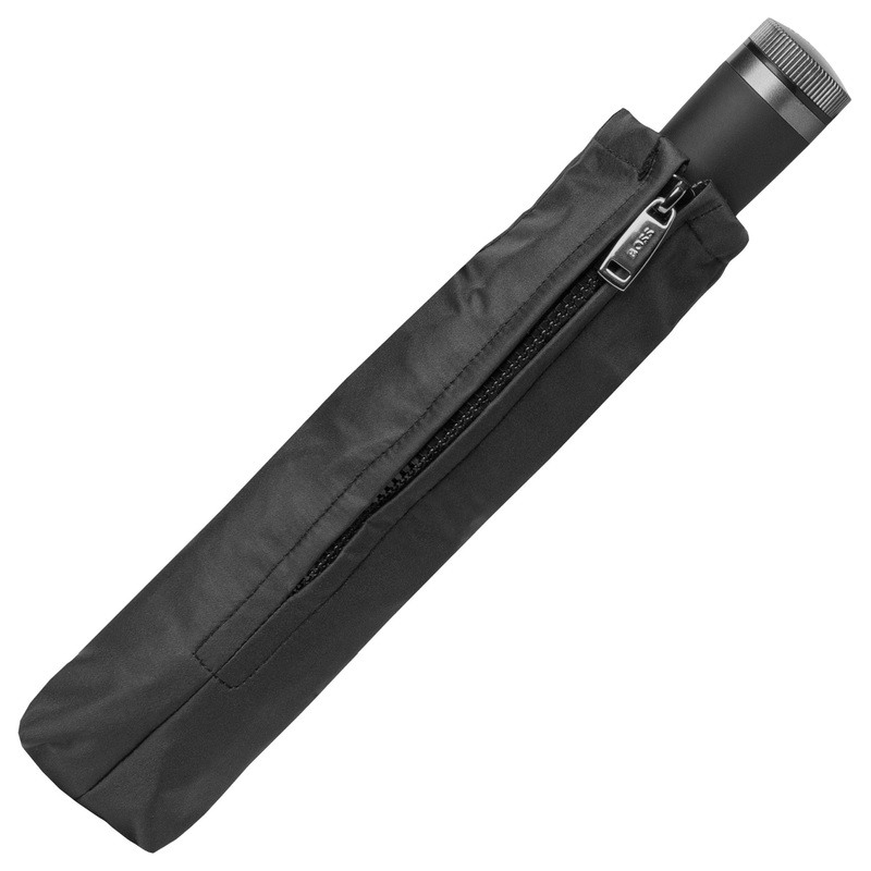 BOSS Gear - Taschenschirm Regenschirm 105 cm (black)