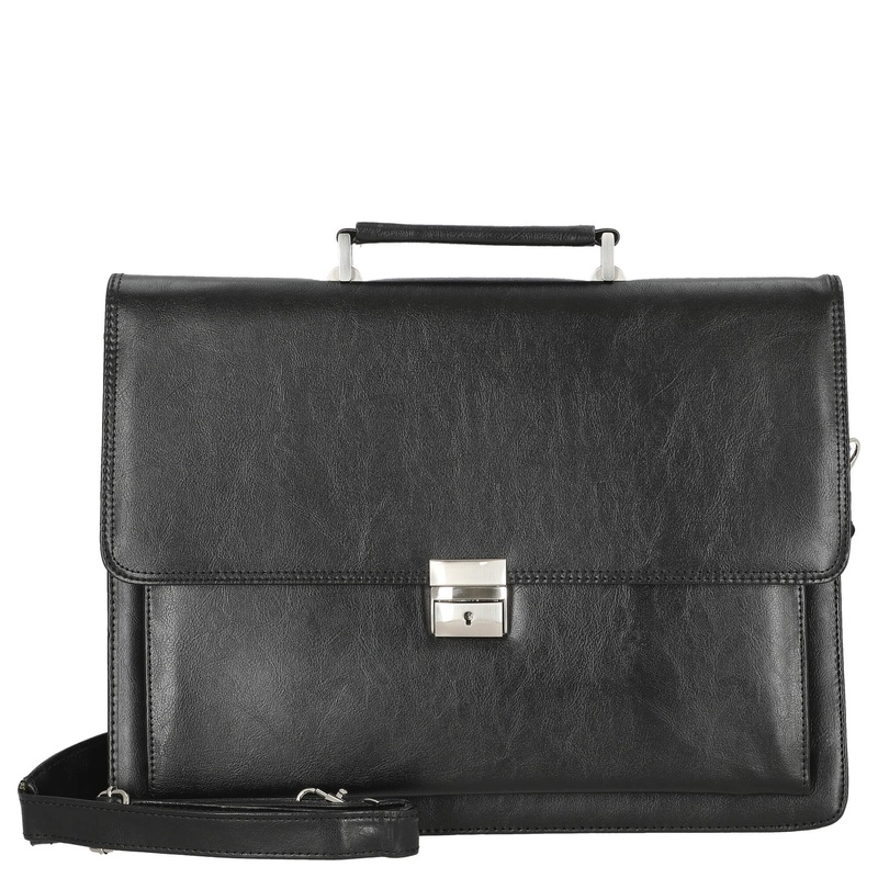 D&N Basic Line PU - Aktentasche 41 cm (schwarz)