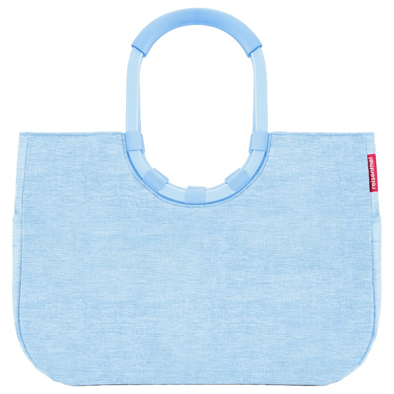 reisenthel shopping loopshopper L - Einkaufstasche mit Bgel 46 cm (frame twist powder blue)