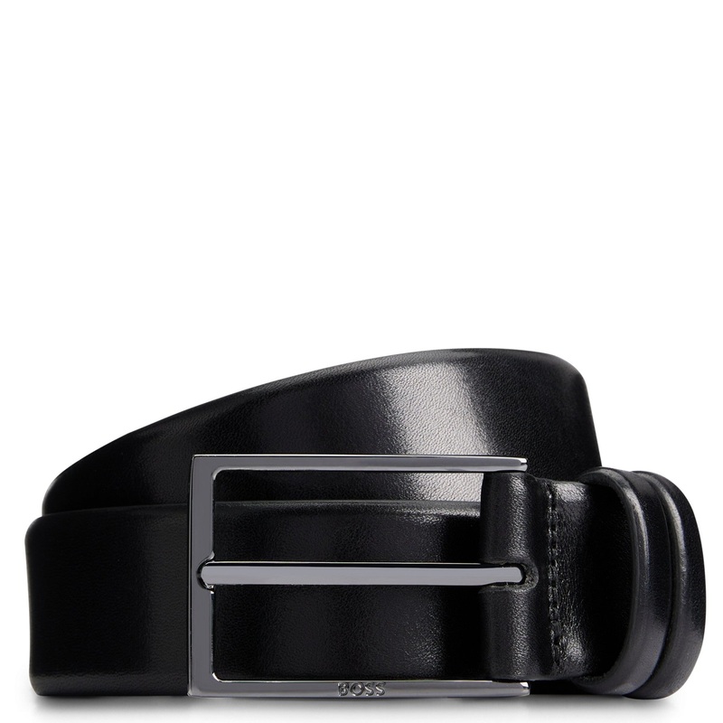 BOSS Carmello - Ledergrtel 3.5 cm (black, 115 cm)