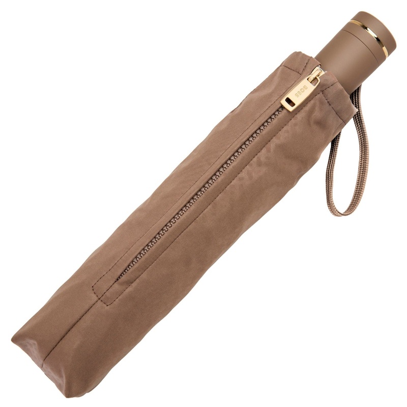 BOSS Double B - Taschenschirm Regenschirm (camel)