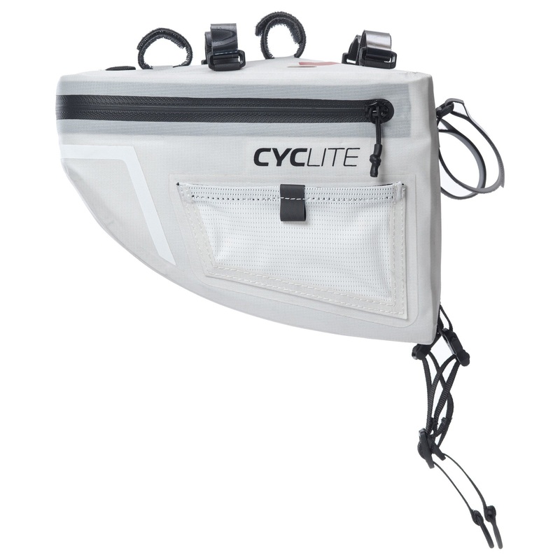 CYCLITE Handle Bar Aero Bag 4.9 - Lenkertasche (Bikepacking) 23 cm (light grey)