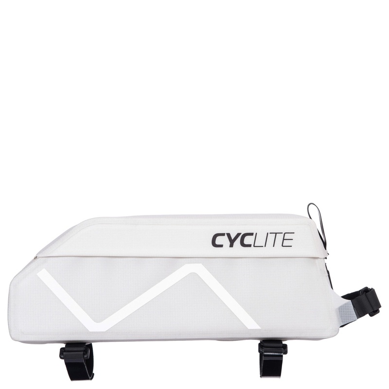 CYCLITE Top Tube Bag 1.1 - Rahmentasche (Bikepacking) 25 cm (light grey)