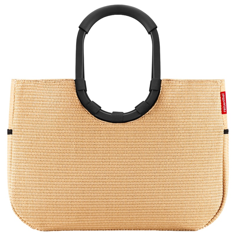 reisenthel shopping loopshopper L - Einkaufstasche mit Bgel 46 cm (frame raffia black)