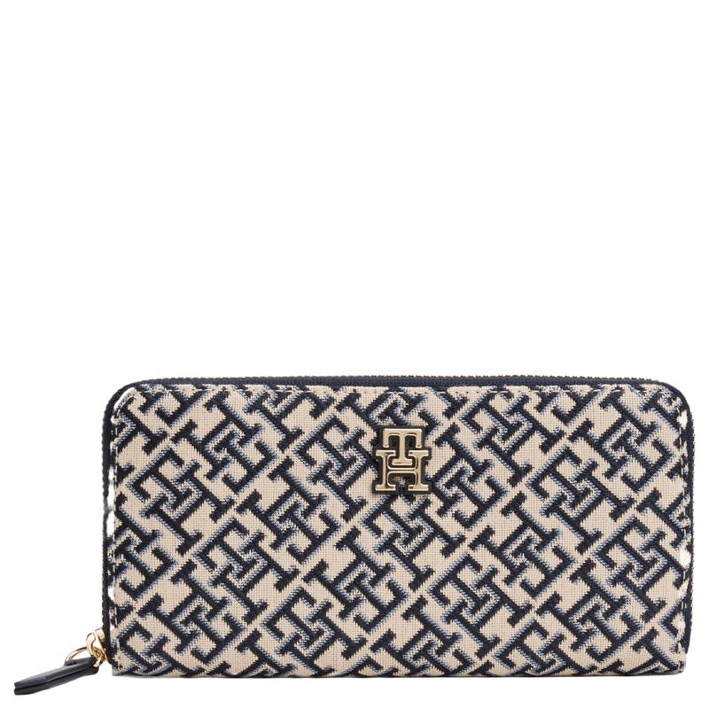 Tommy Hilfiger Jacquard - Geldbrse 12cc 19 cm (space blue)