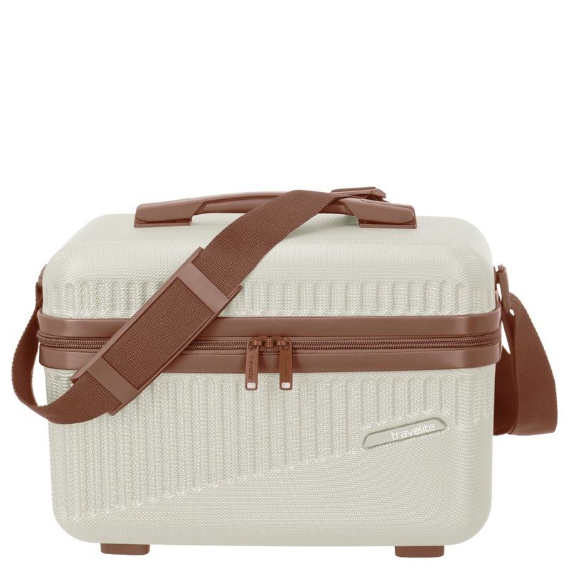 Travelite Bali - Beautycase 36 cm (wei/cognac)