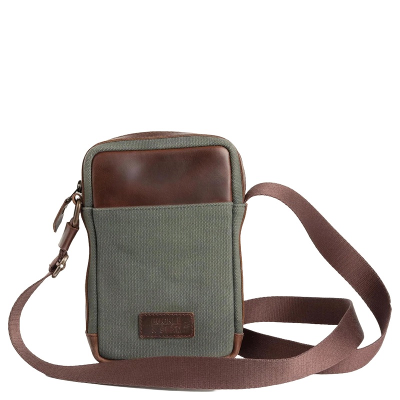 Buckle & Seam Runner Canvas - Umhngetasche 15 cm (grn)