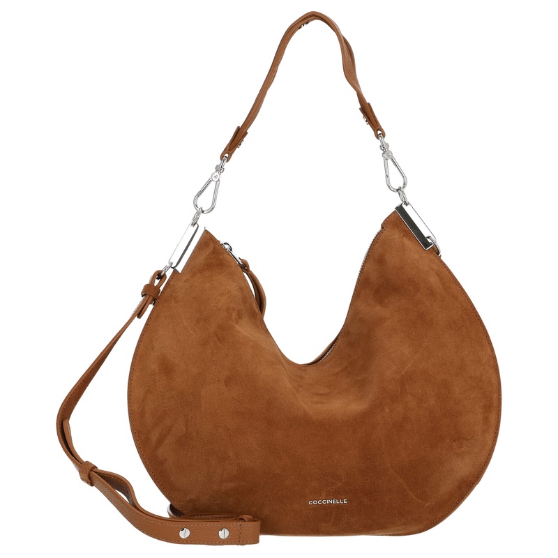 Coccinelle Sunup Suede - Schultertasche 30 cm (cuir)