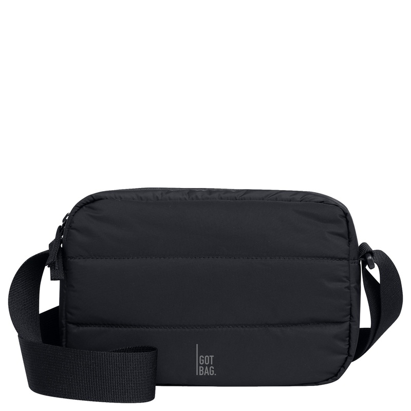 GOT BAG Puffer Monochrome Crossbody Bag - Umhngetasche 23 cm (black)