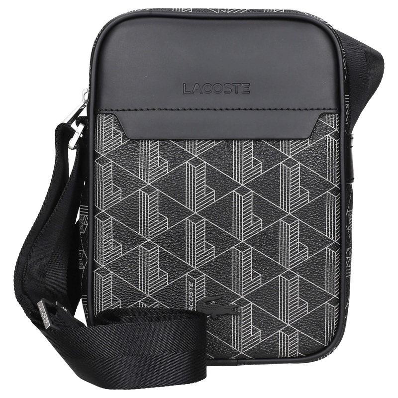 Lacoste The Blend - vertical Umhngetasche 21.5 cm (monogram noir gris)