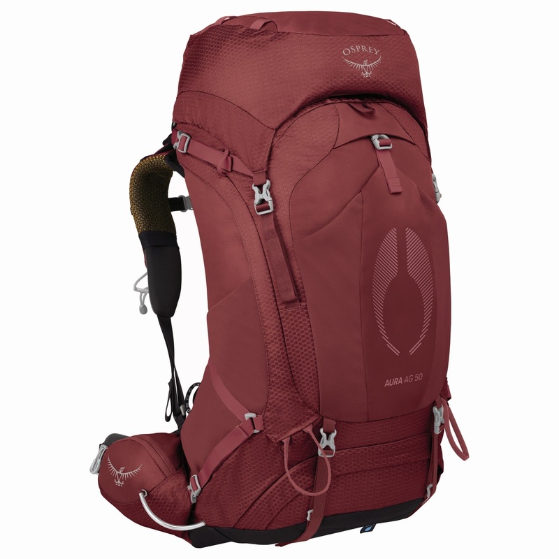 Osprey Aura AG 50 - Trekkingrucksack WXS/S 75 cm (berry sorbet red)