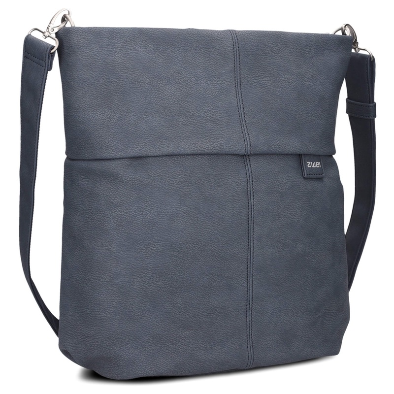 zwei Mademoiselle M140 - Schultertasche 35 cm (nubuk-blue)