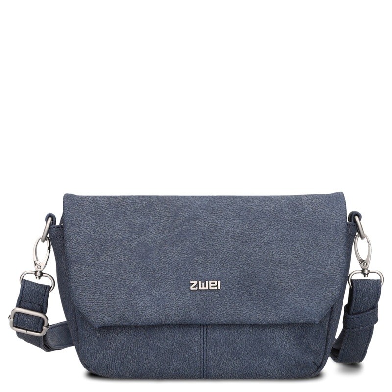zwei Mademoiselle M40 - Umhngetasche 28 cm (nubuk-blue)