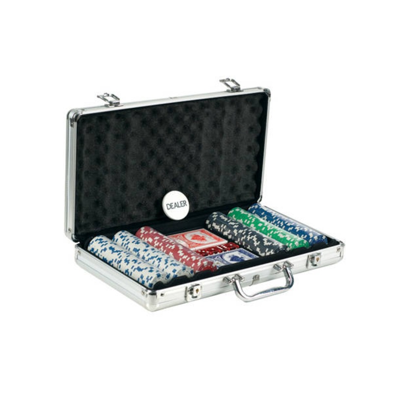 300-piece Dice Poker Set in Aluminum Case