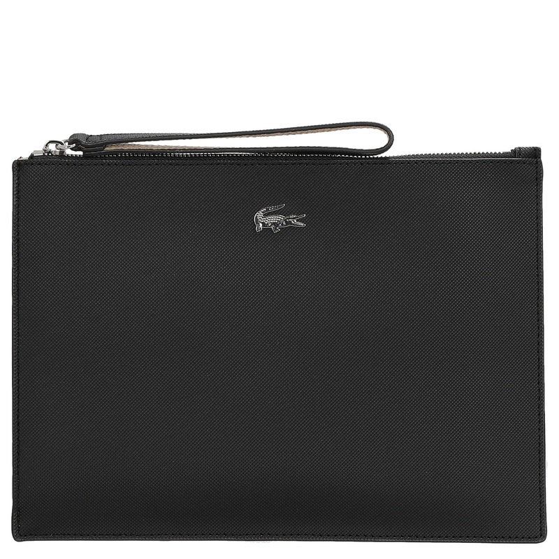 Lacoste Anna - Clutch 28 cm (noir krema)