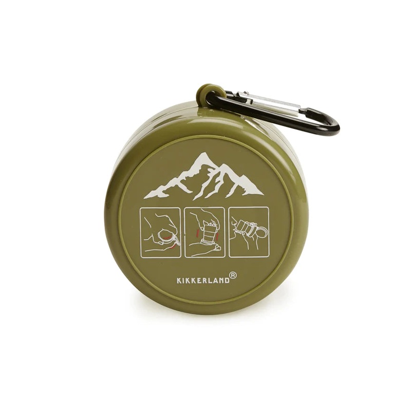 Collapsible Tumbler with pill compartment