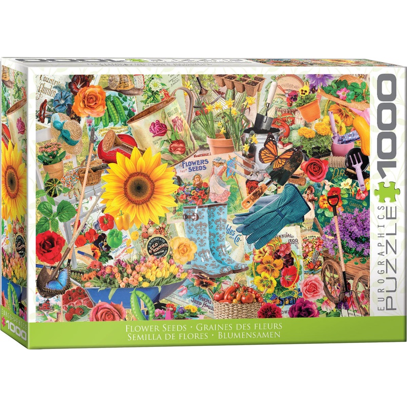 Flower Seeds Puzzle by Lars Stewart - 1000pc