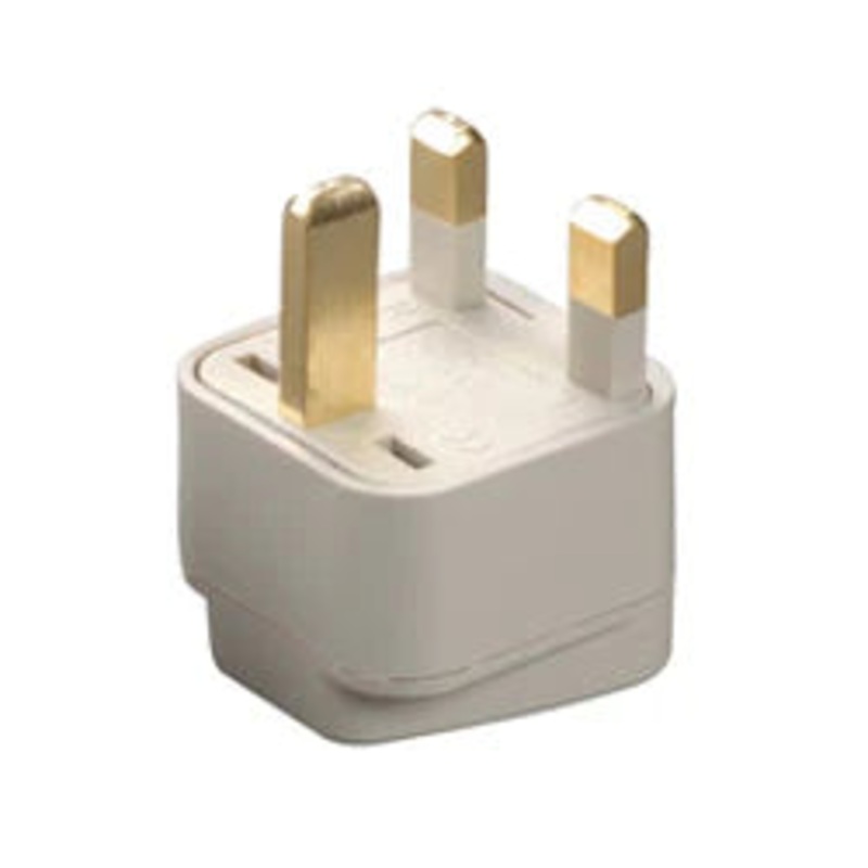 Grounded Adaptor Plug-Great Britain/United Kingdom/Ireland/Hong Kong
